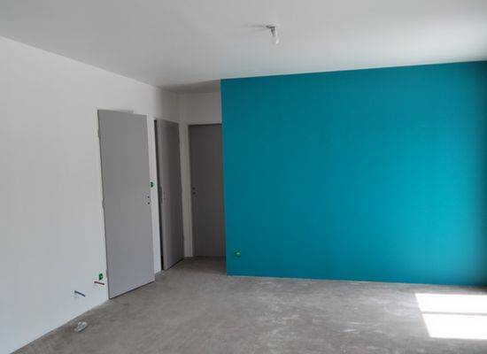 Peinture bleue